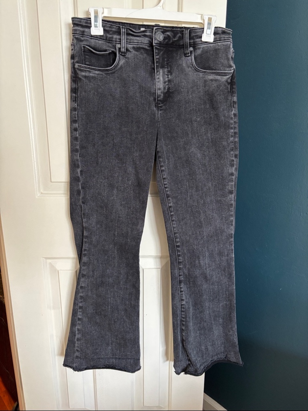 Kut from the Kloth Women’s Black Washed Denim Jeans